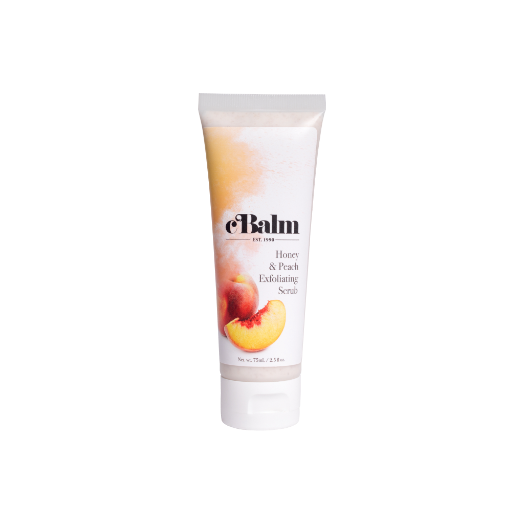 cBalm Honey and Peach Exfoliating Scrub