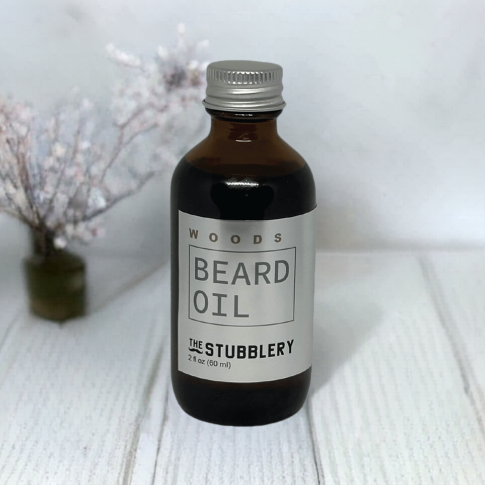 beard oil bottle