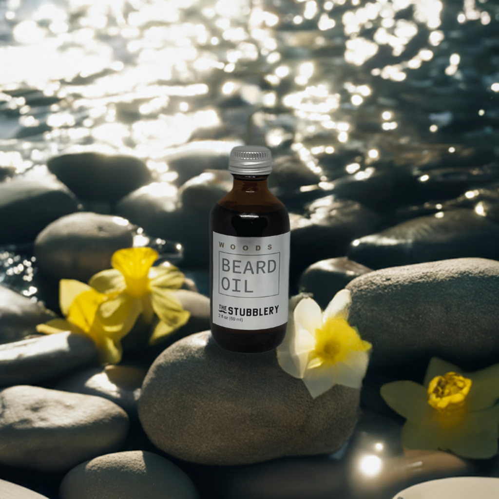 beard oil bottle