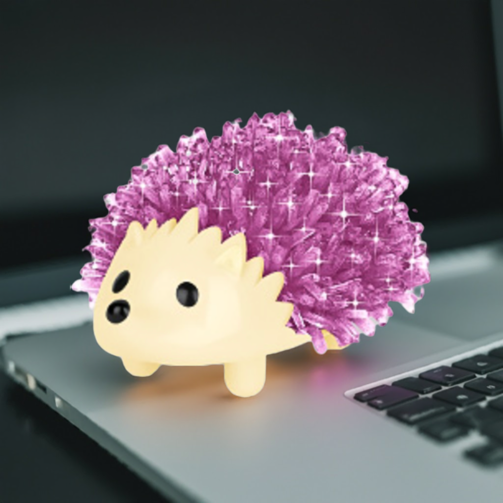 crystal growing hedgehogs