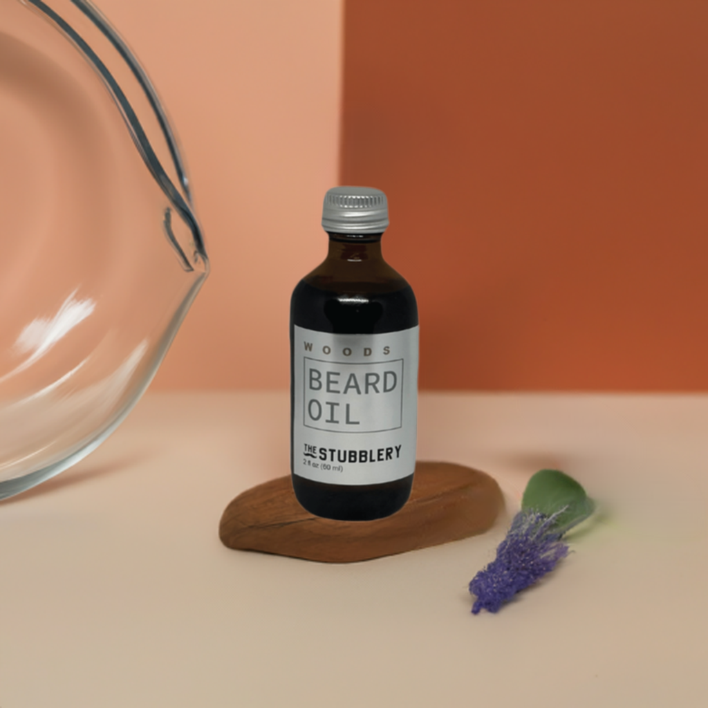 beard oil bottle
