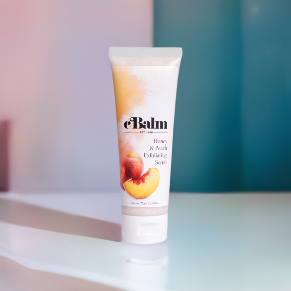 cBalm Honey and Peach Exfoliating Scrub
