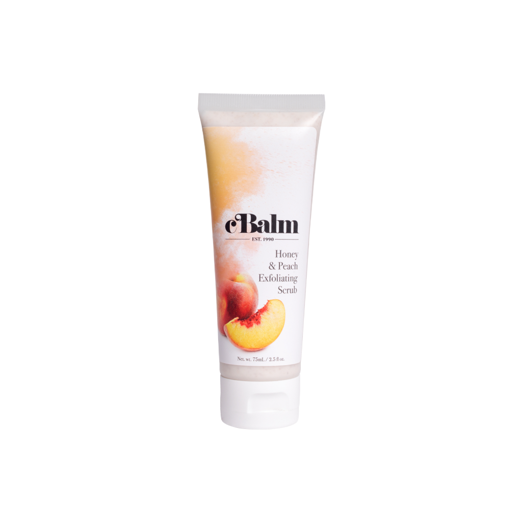 cBalm Honey and Peach Exfoliating Scrub