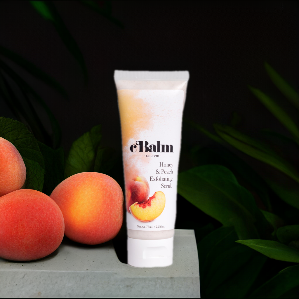 cBalm Honey and Peach Exfoliating Scrub