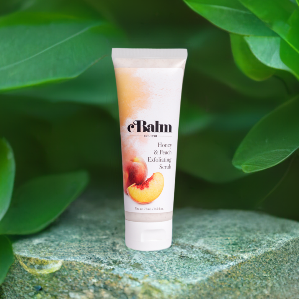cBalm Honey and Peach Exfoliating Scrub