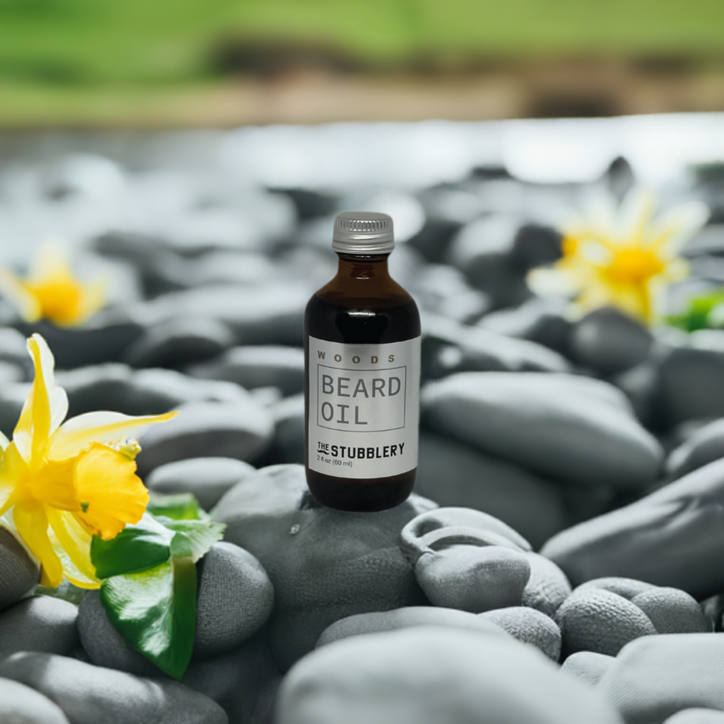 beard oil bottle
