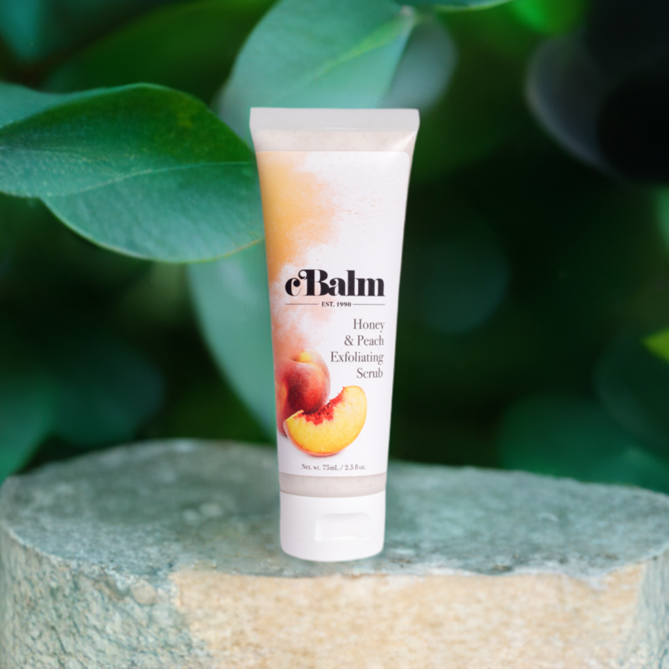 cBalm Honey and Peach Exfoliating Scrub