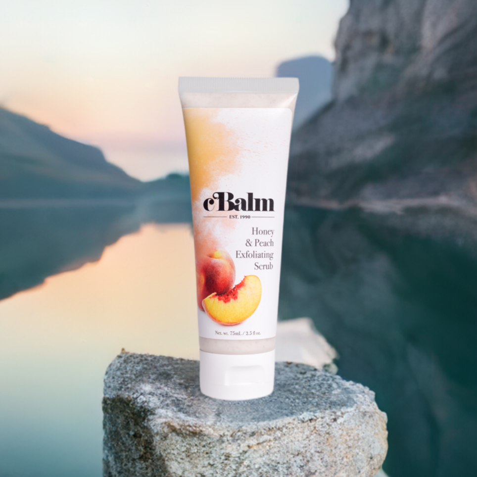 cBalm Honey and Peach Exfoliating Scrub