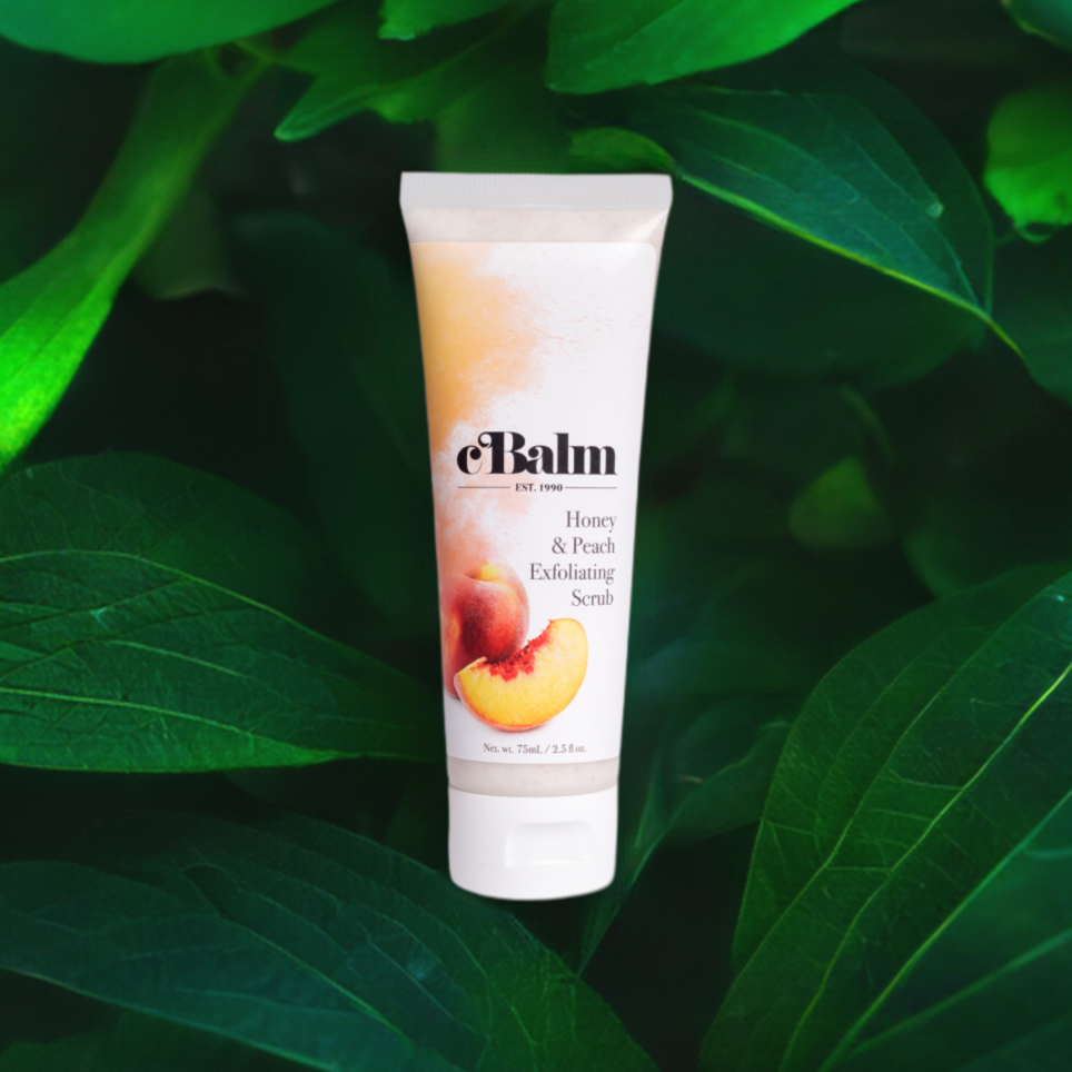 cBalm Honey and Peach Exfoliating Scrub