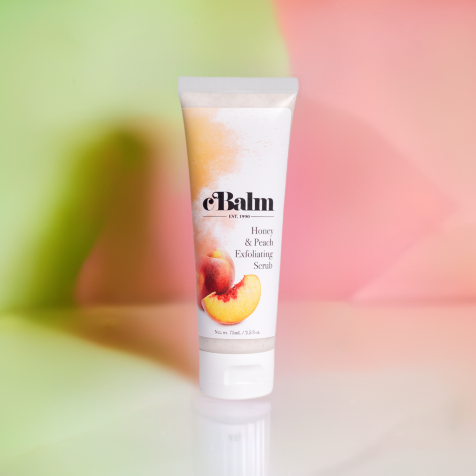 cBalm Honey and Peach Exfoliating Scrub