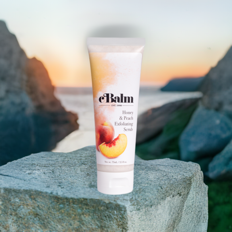 cBalm Honey and Peach Exfoliating Scrub