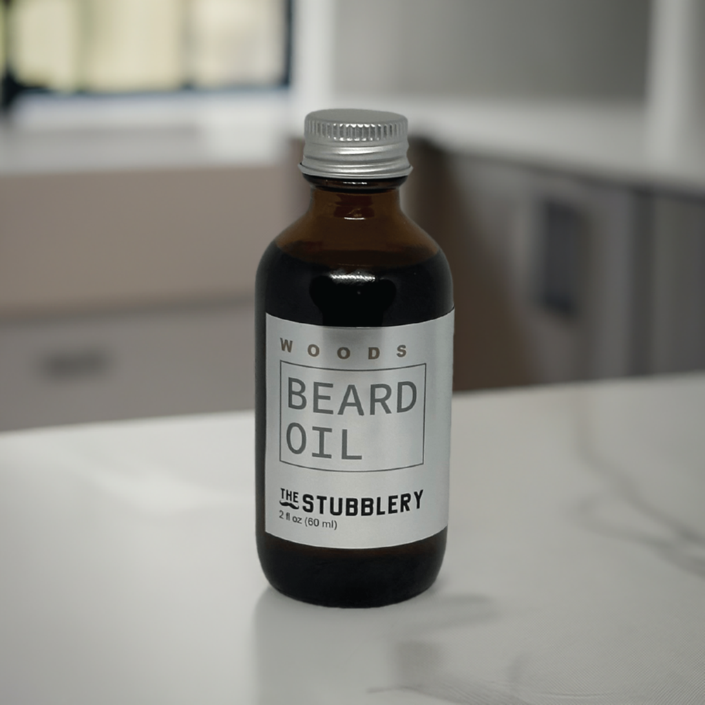 beard oil bottle