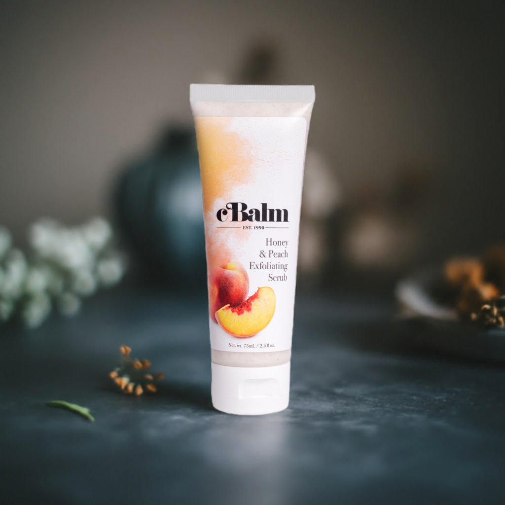 cBalm Honey and Peach Exfoliating Scrub