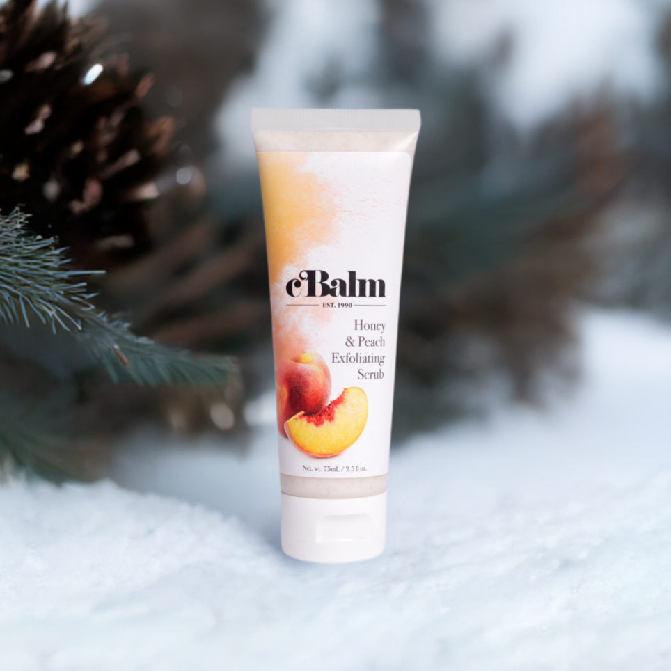cBalm Honey and Peach Exfoliating Scrub