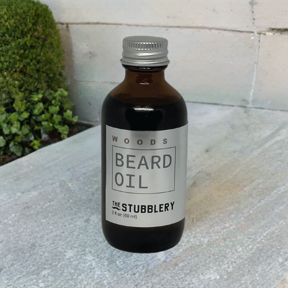 beard oil bottle