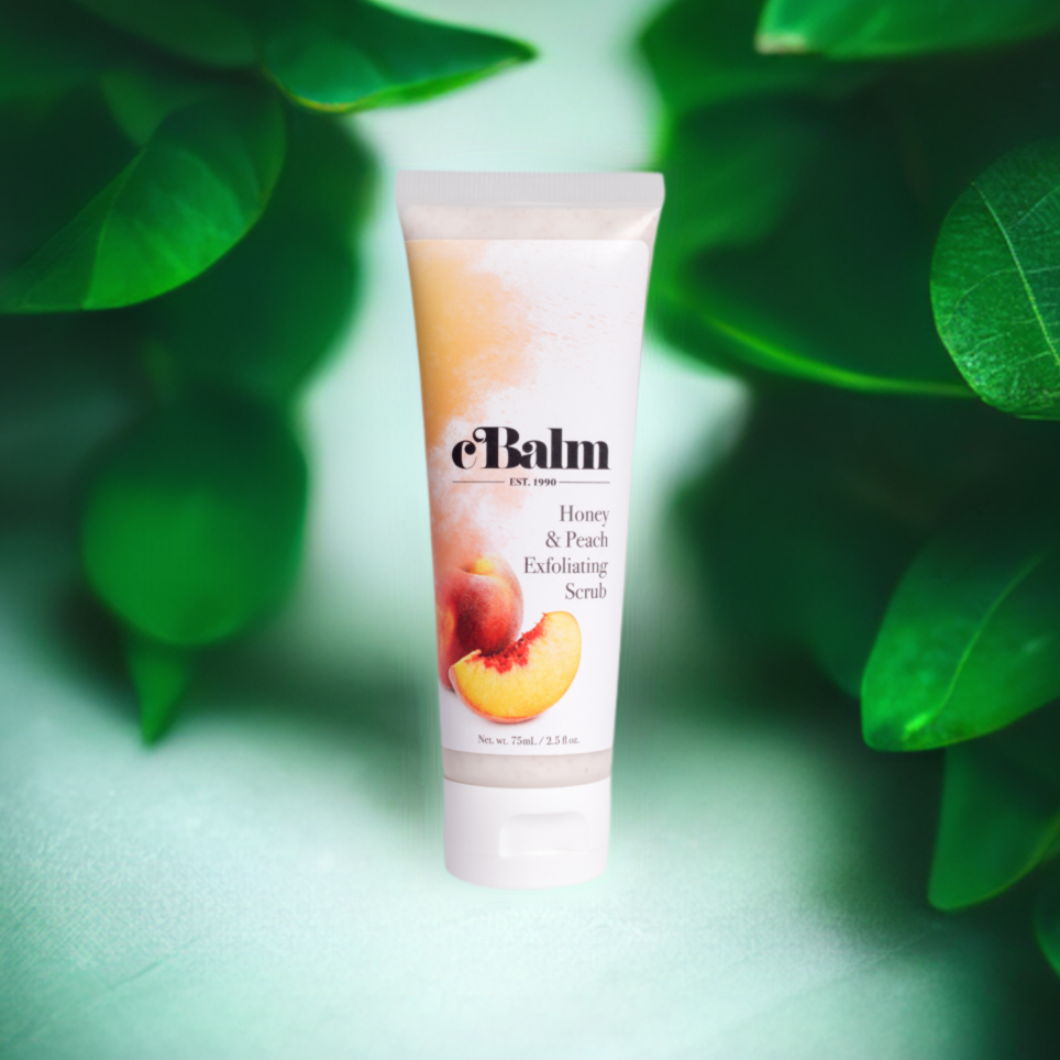 cBalm Honey and Peach Exfoliating Scrub