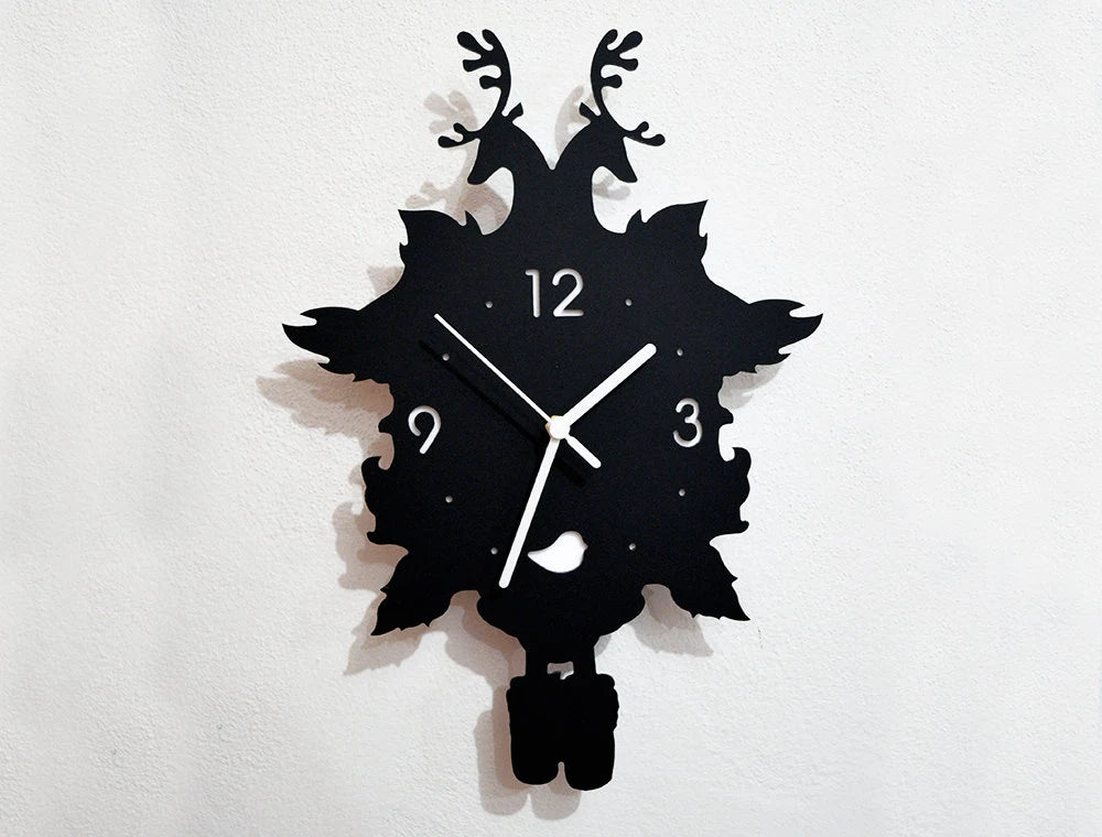 Goat Shaped Wooden Clock