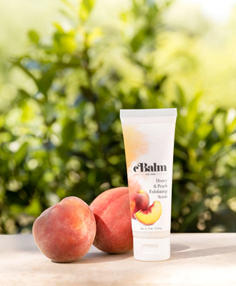 CBalm tube and peaches