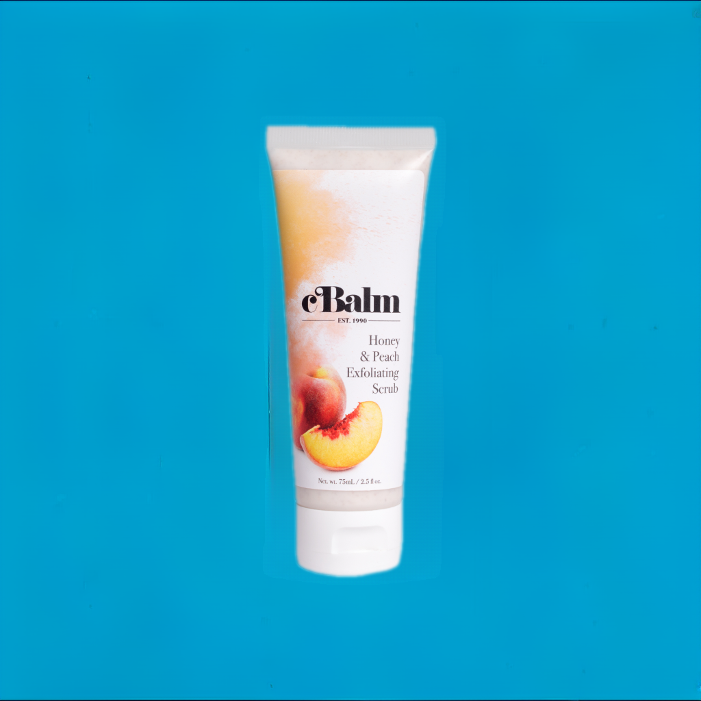 cBalm Honey and Peach Exfoliating Scrub