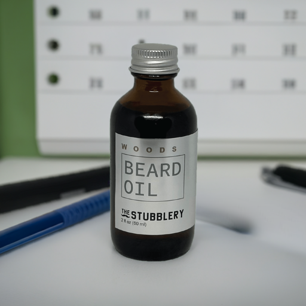 beard oil bottle