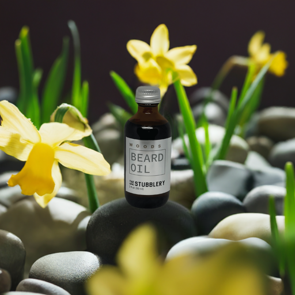 beard oil bottle
