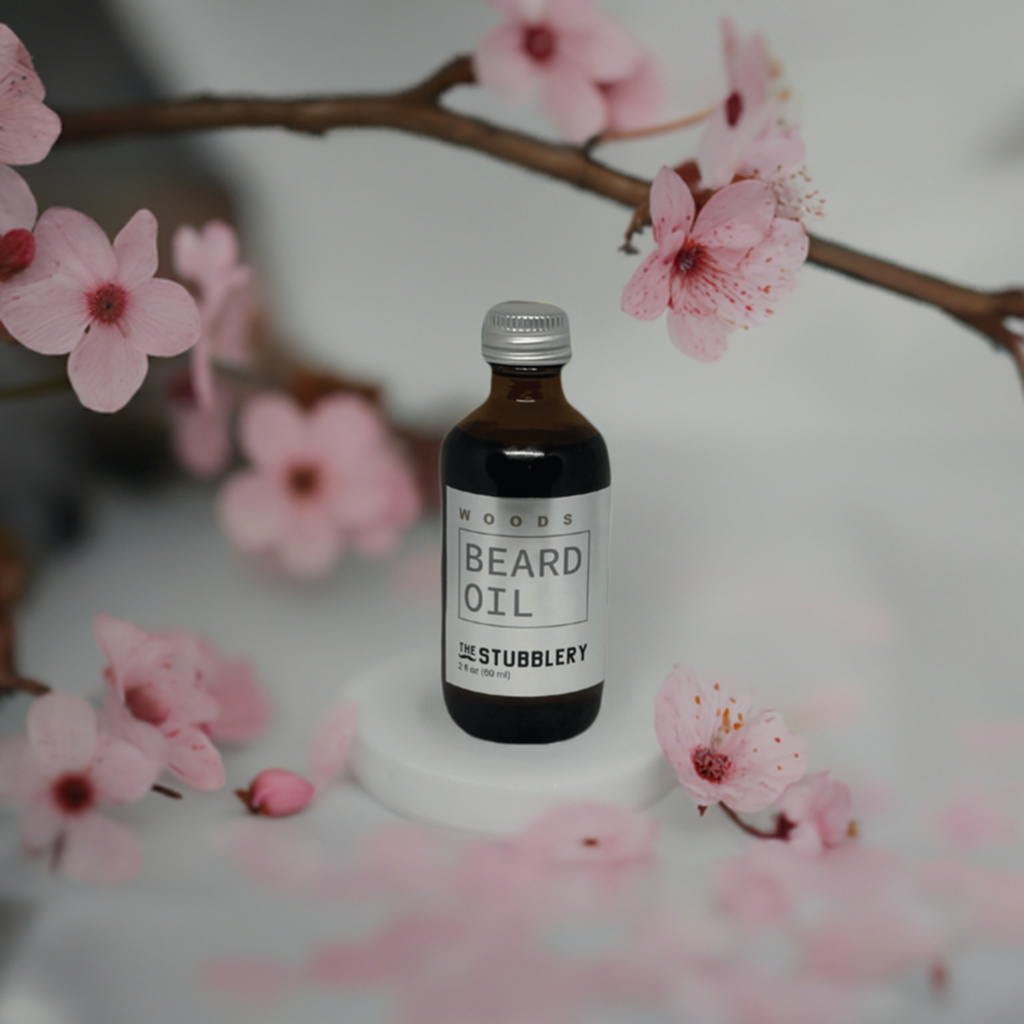 beard oil bottle