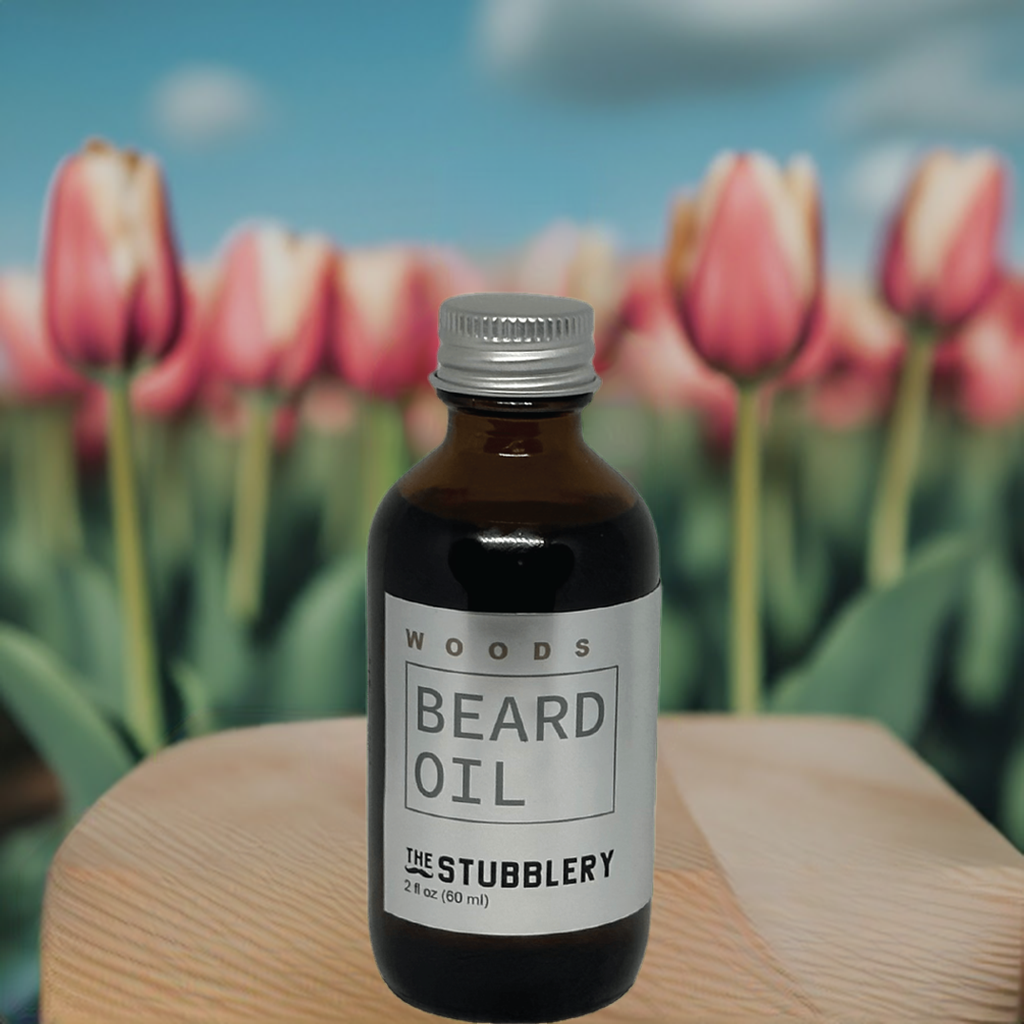 beard oil bottle