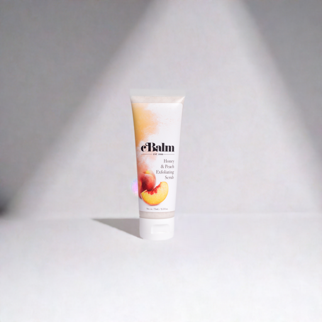 cBalm Honey and Peach Exfoliating Scrub