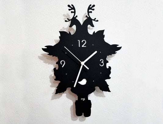Goat Shaped Wooden Clock