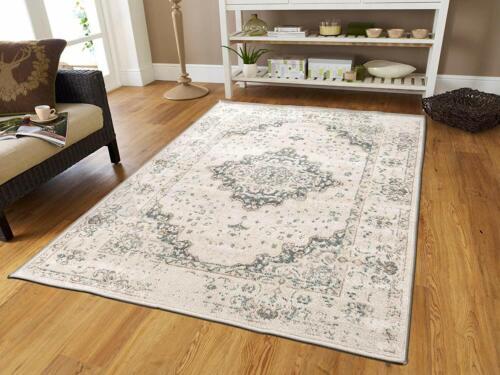 Off White Rustic Area Rug